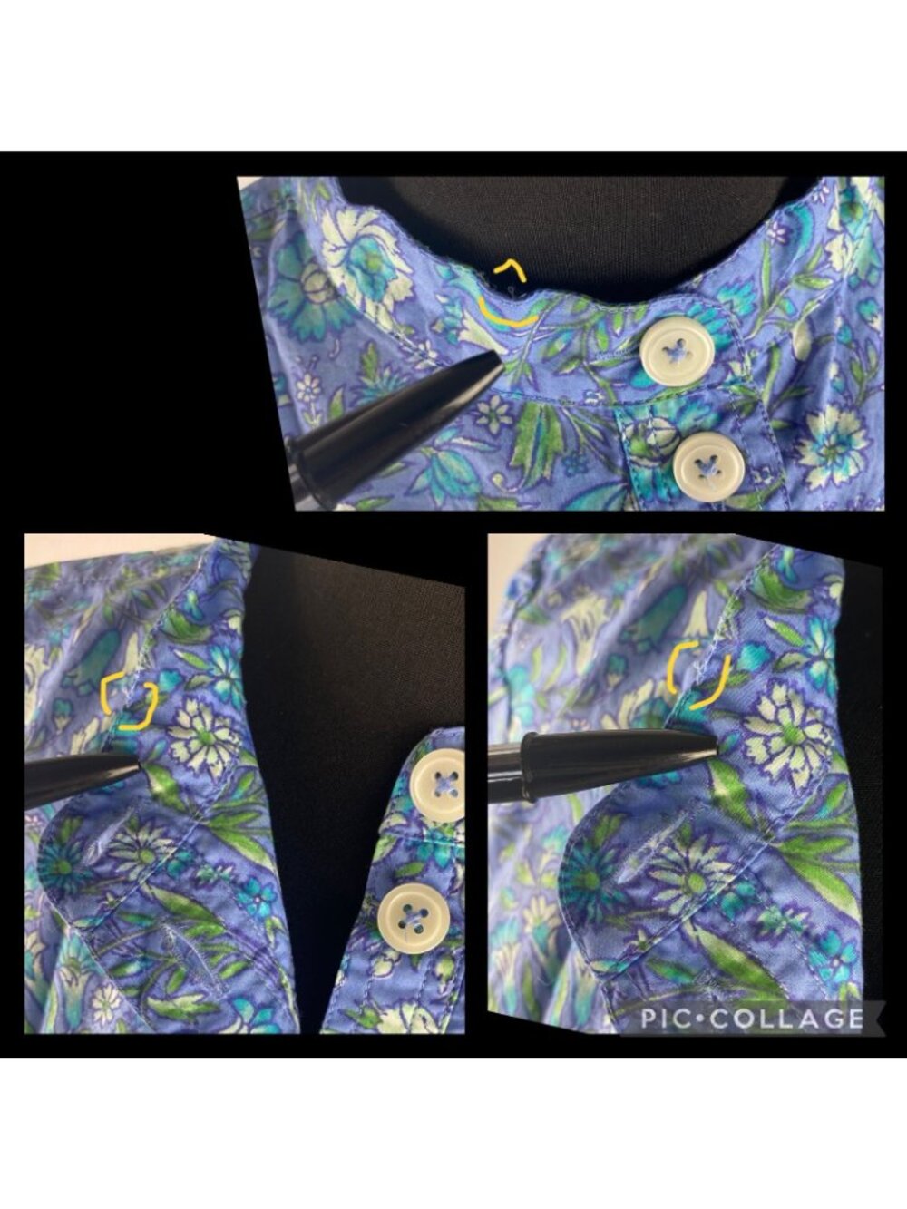 J.Crew Fresco Top In Floral Cotton Poplin Womens S Cottagecore Prairie Peasant - Picture 6 of 12